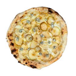 Pizza de pera e gorgonzola da Pizzaria Casa da Barra